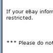 Your eBay account Registration Suspension - Email Scam