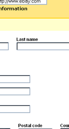 Ebay Account update information - Phishing Scam
