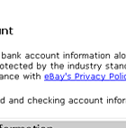 NEW FORM OF URL SPOOFING? Open now: eBay account information