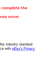 Verify your e-bay account now!