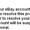 eBay email hoax and web page.