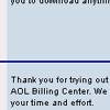 AOL spoof email hoax and fake web page scam