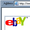 Spoof eBay web page